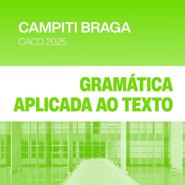 Gramática aplicada ao texto - GAT em 10 semanas 2025.1