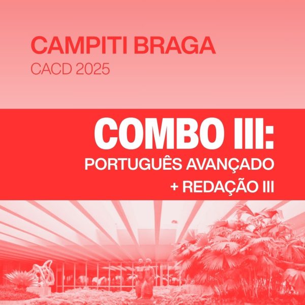 COMBO 3: Português Avançado + Redação lll